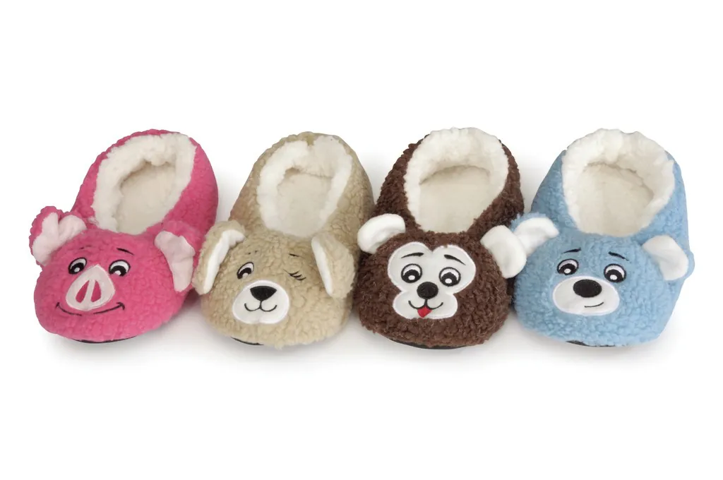 Gioco cane pantofola in peluche con squeaker 24 cm