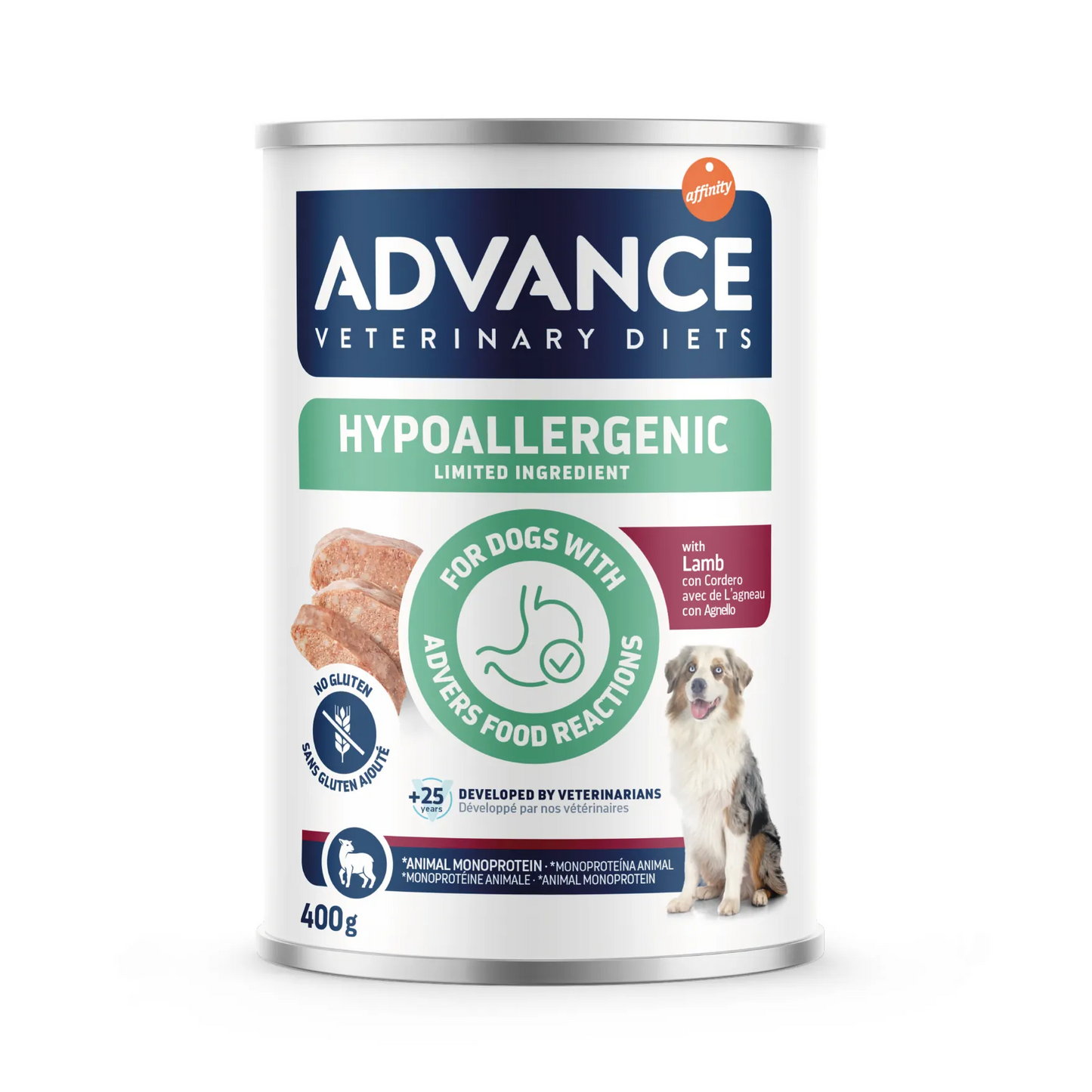 Advance dog hypoallergenic agnello 400 gr