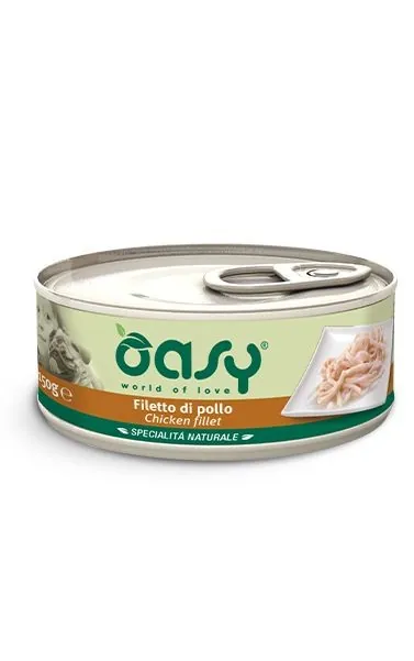 Oasy dog pollo lattina 150 gr