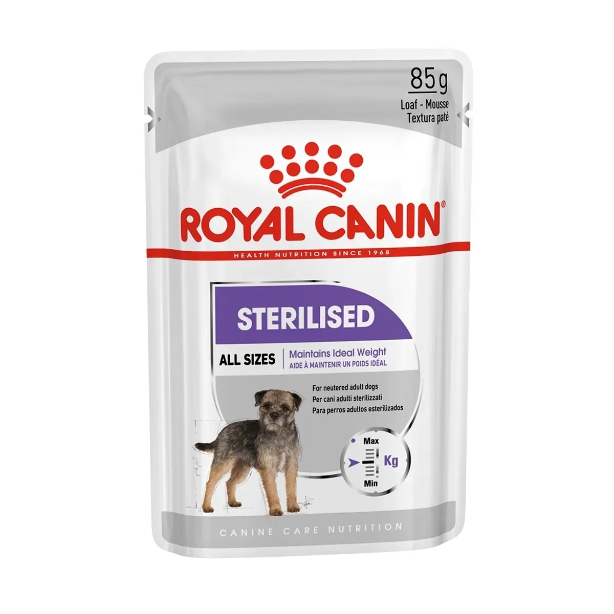 Royal dog sterilized loaf bustina 85 gr