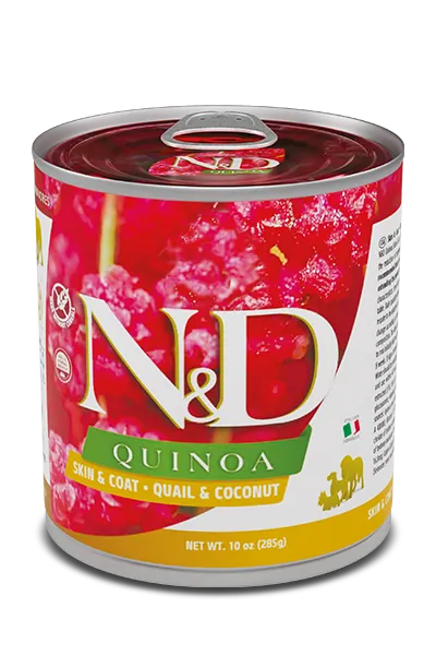 Nd dog quinoa quaglia e cocco 285 gr