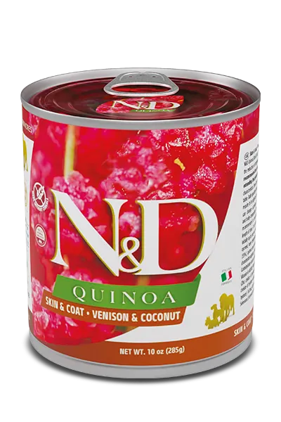 Nd dog quinoa cervo e cocco 285 gr