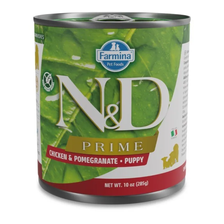 Nd dog prime pollo e melograno puppy 285 gr
