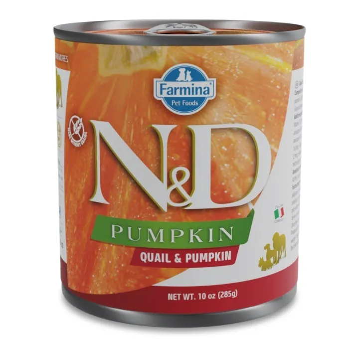 Nd dog zucca e quaglia 285 gr
