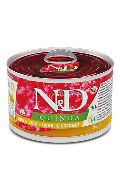 Nd dog quinoa quaglia e cocco 140 gr