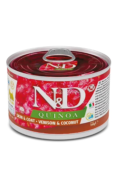 Nd dog quinoa cervo e cocco 140 gr