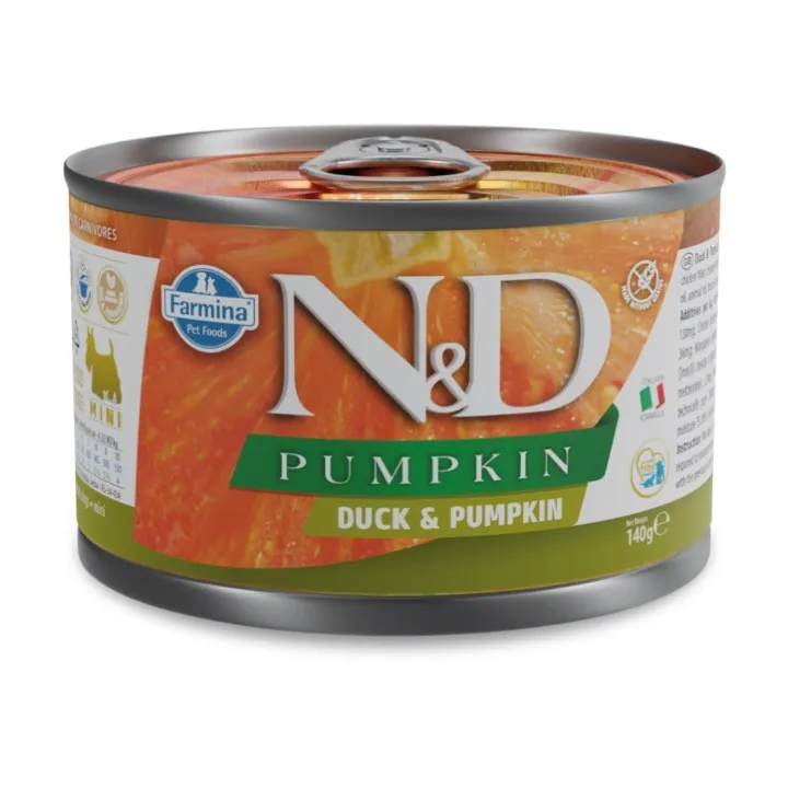 Nd dog zucca e anatra 140 gr