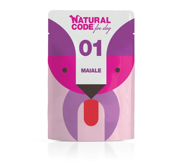 Natural code cane maiale bustina 100 gr