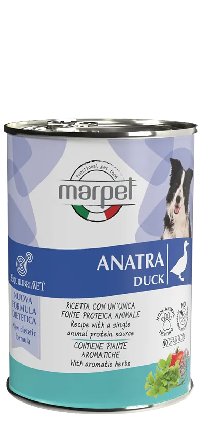 Aequilibria vet dog anatra 410 gr