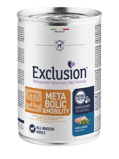 Exclusion dog meta & mobility lattina 400 gr