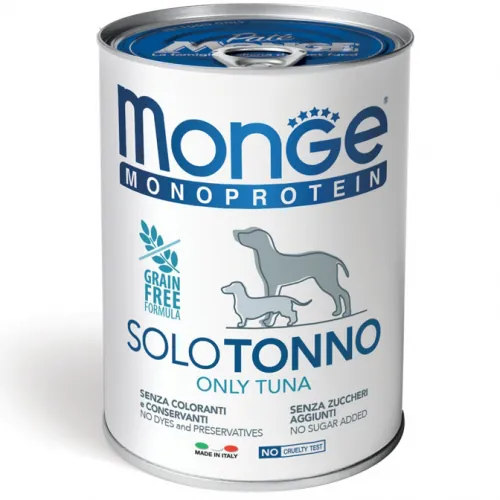 Monge dog solo tonno lattina 400 gr