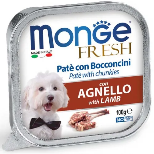 Monge fresh dog agnello vaschetta 100 gr