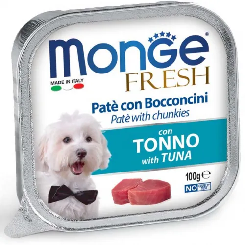 Monge fresh dog tonno vaschetta 100 gr