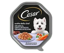Cesar chef agnello e carote 150 gr