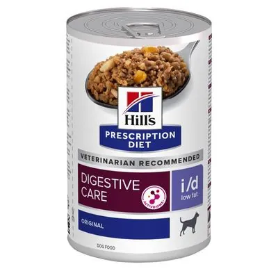 Hills cane i/d low fat lattina 360 gr