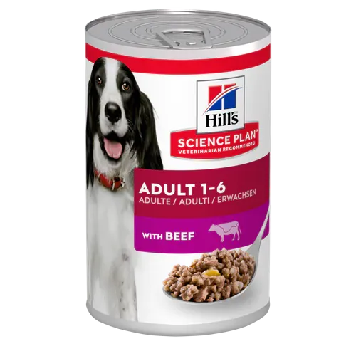 Hills cane adult manzo lattina 370 gr