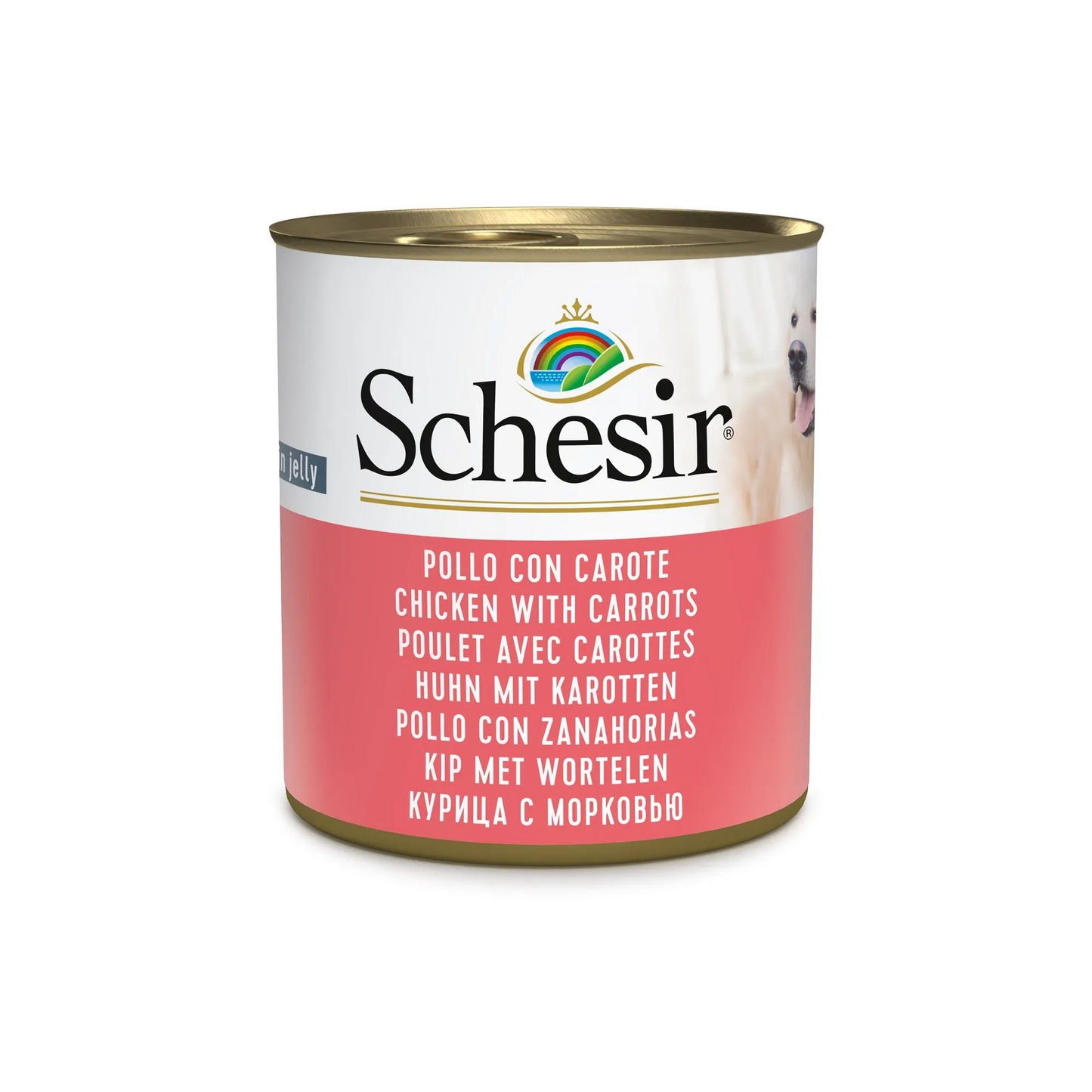 Schesir cane pollo e carote lattina 285 gr