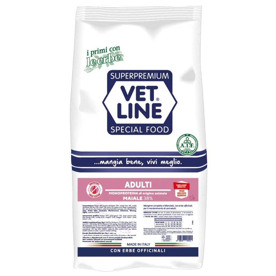 Vet line adult maiale 12,5 kg