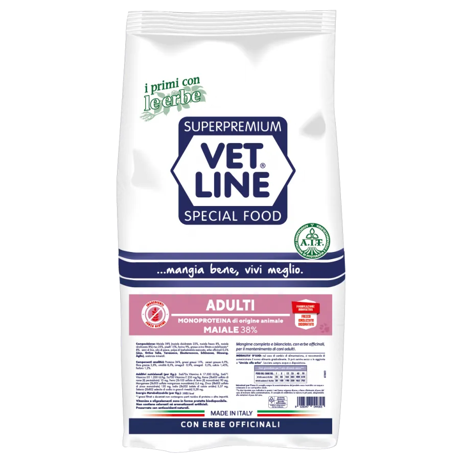 Vet line adult maiale 3 kg
