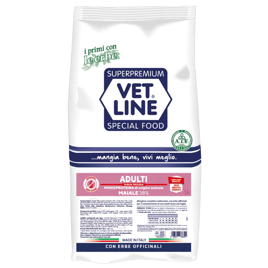 Vet line adult mini maiale 3 kg