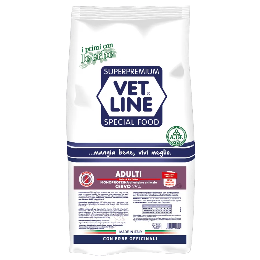Vet line adult mini cervo 3 kg
