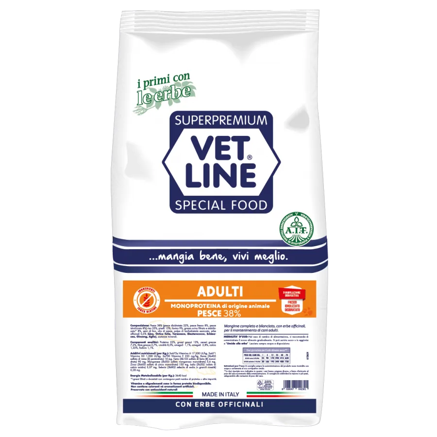 Vet line adult pesce 3 kg