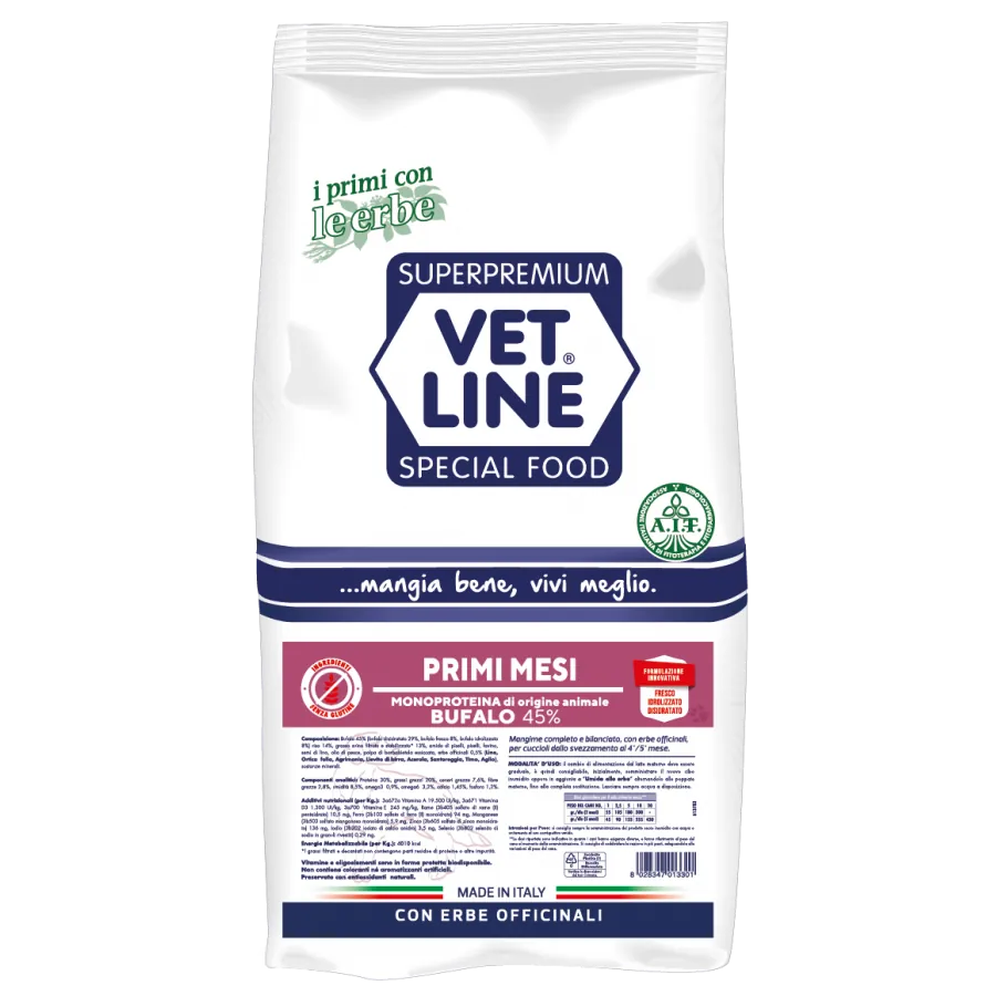 Vet line primi mesi bufalo 3 kg