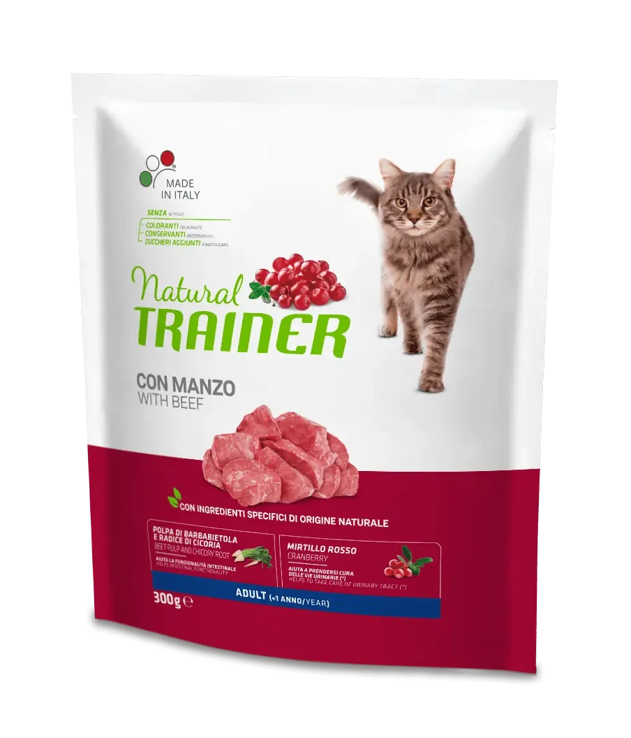 Trainer natural cat adult manzo 300 gr
