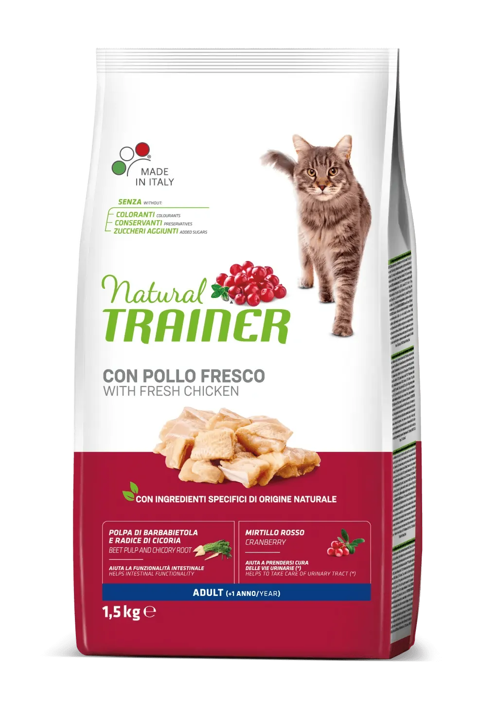 Trainer natural cat adult pollo 1,5 kg
