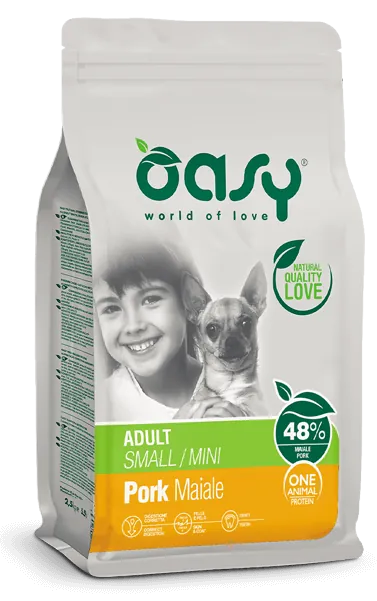 Oasy dog one adult small maiale 2,5 kg