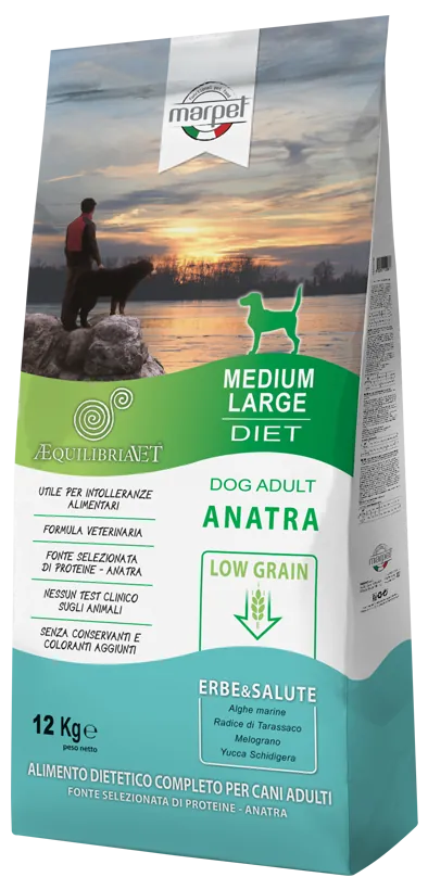 Aequilibria dog anatra adult medio 12 kg