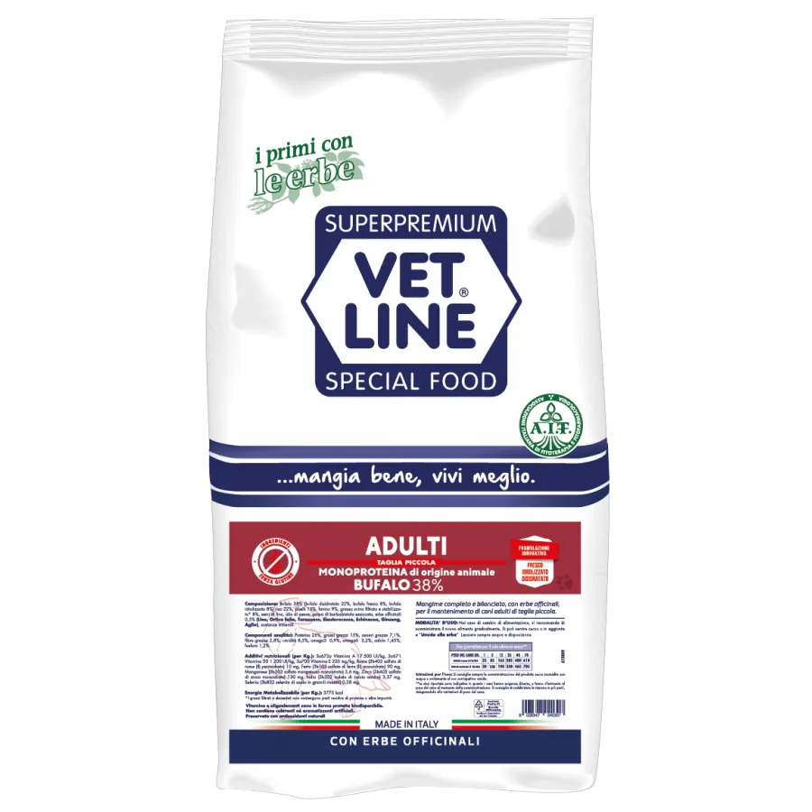 Vet line adult mini bufalo 3 kg