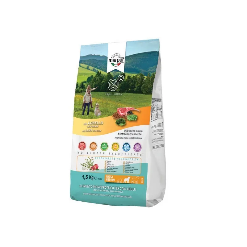 Aequilibria dog agnello adult mini 1,5 kg