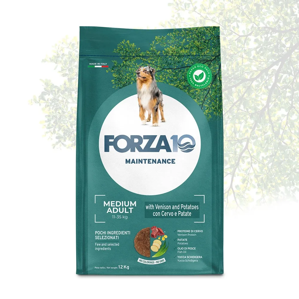 Forza 10 cervo e patate adult medio 12 kg