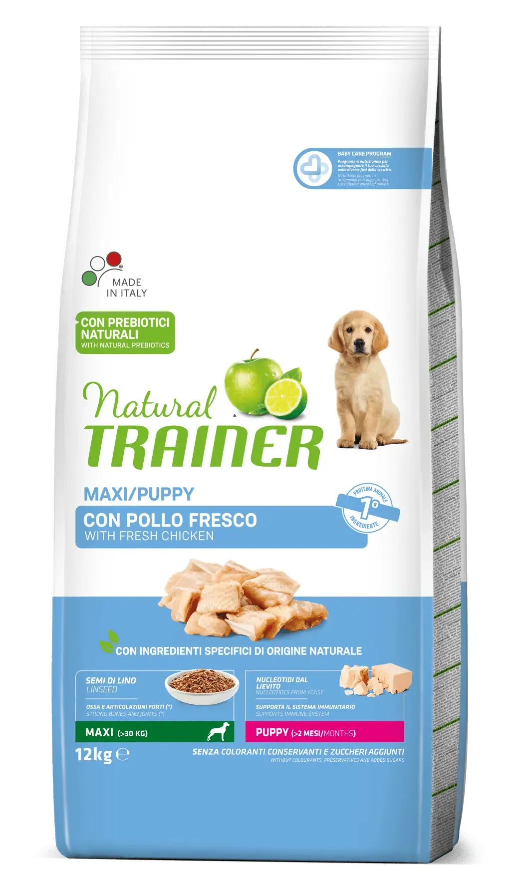 Trainer natural dog puppy maxi pollo 12 kg