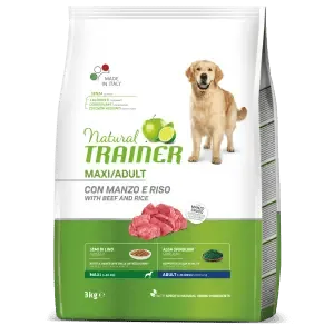 Trainer natural dog adult maxi manzo e riso 12 kg