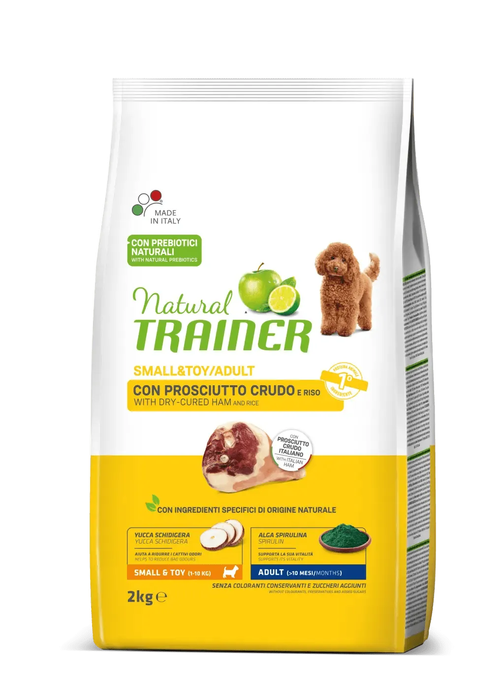 Trainer natural dog adult mini prosciutto e riso 2 kg