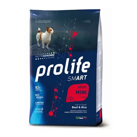Prolife dog adult mini manzo e riso 2 kg