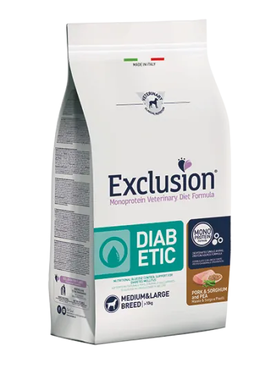 Exclusion dog diabetic medio/maxi 12 kg