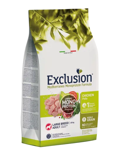 Exclusion dog mediterraneo adult pollo maxi 12 kg