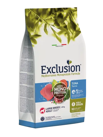 Exclusion dog mediterraneo adult tonno maxi 12 kg