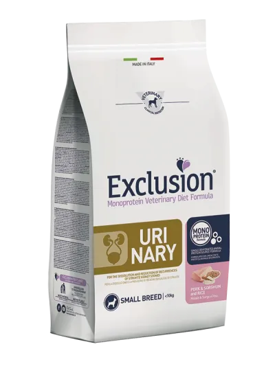 Exclusion dog urinary small 2 kg