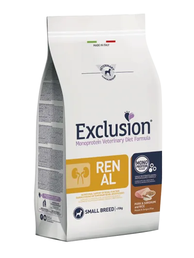 Exclusion dog renal small 2 kg