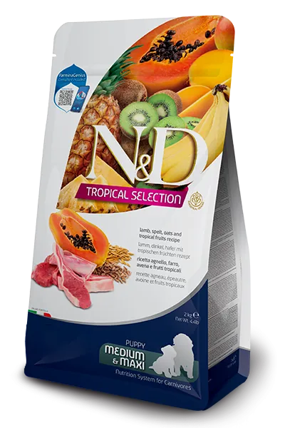 Nd dog tropical selection agnello puppy medio maxi 10 kg