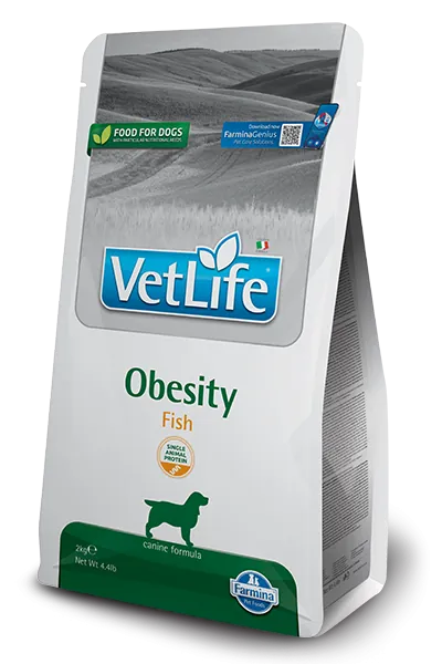 Vet life dog obesity pesce 2 kg