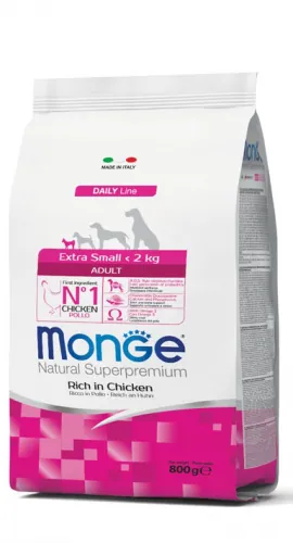 Monge dog adult extra small pollo 3 kg