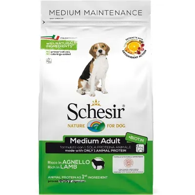 Schesir cane adult medium agnello 3 kg