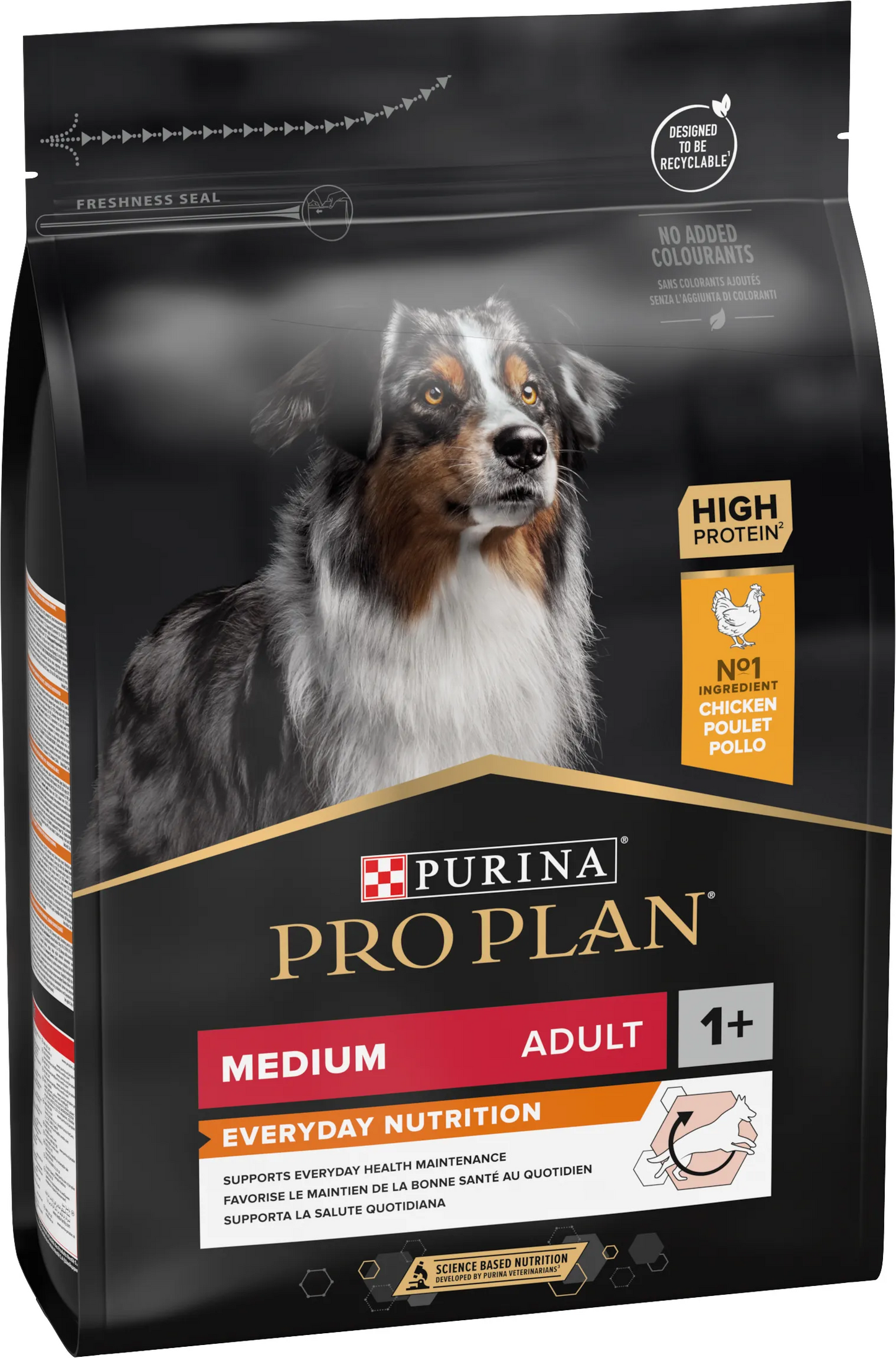 Pro plan dog adult medio pollo e riso 3 kg