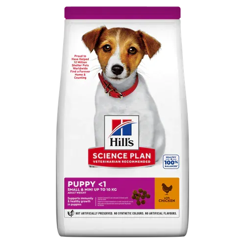 Hills cane puppy small & mini pollo 1,5 kg