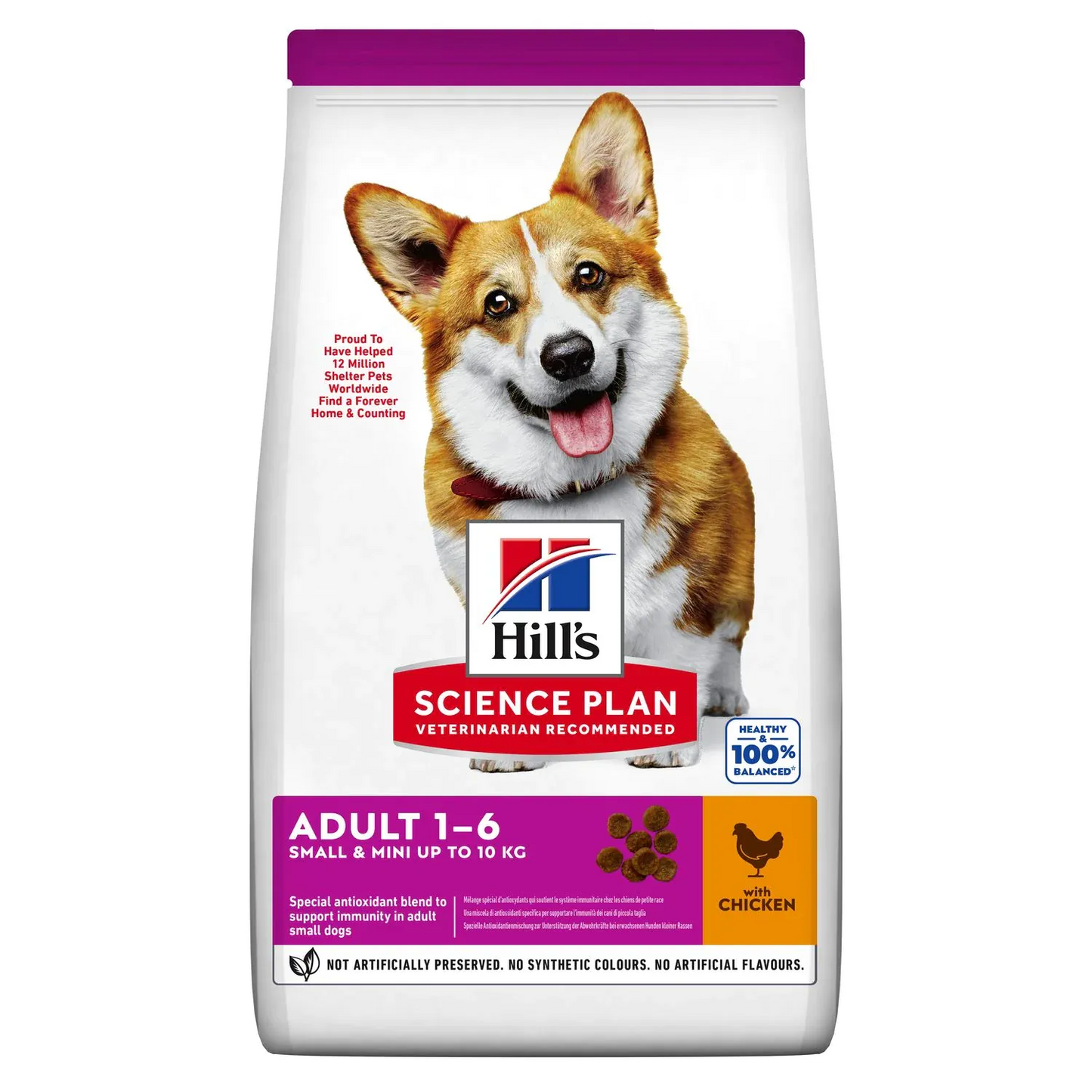 Hills cane adult mini pollo 6 kg